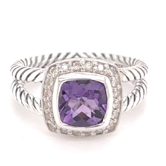 ❤️sale❤️ DAVID YURMAN/ PETITE ALBION WITH AMETHYST/ 7.5❤️ - Picture 13 of 13